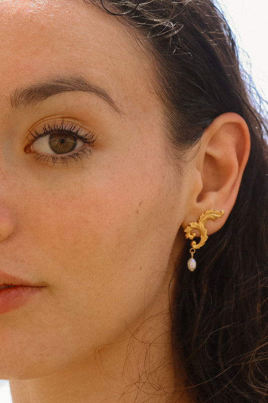 Boucles Galatée - perles d'eau douce