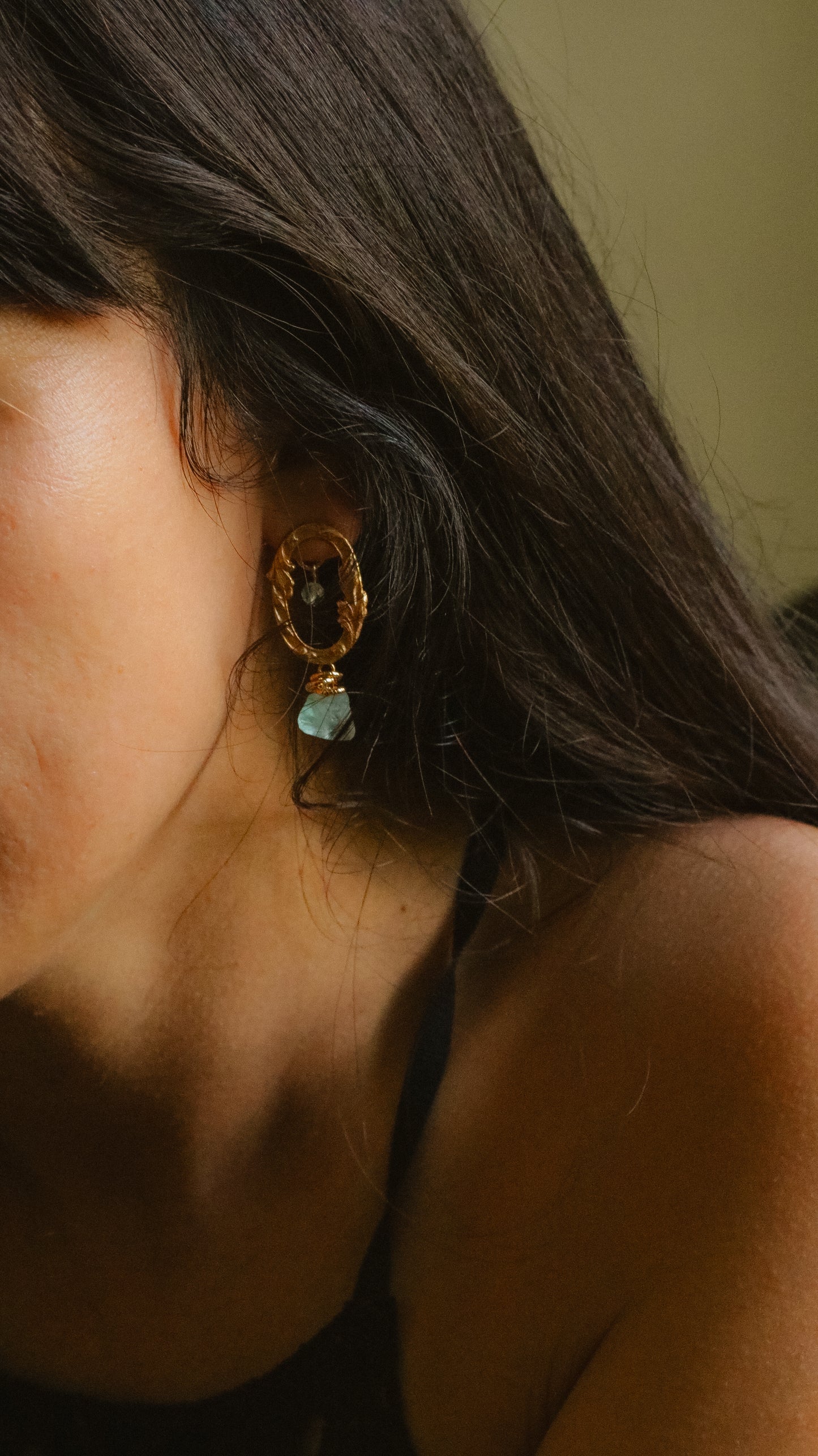 Boucles Terra Aria - Améthyste violette