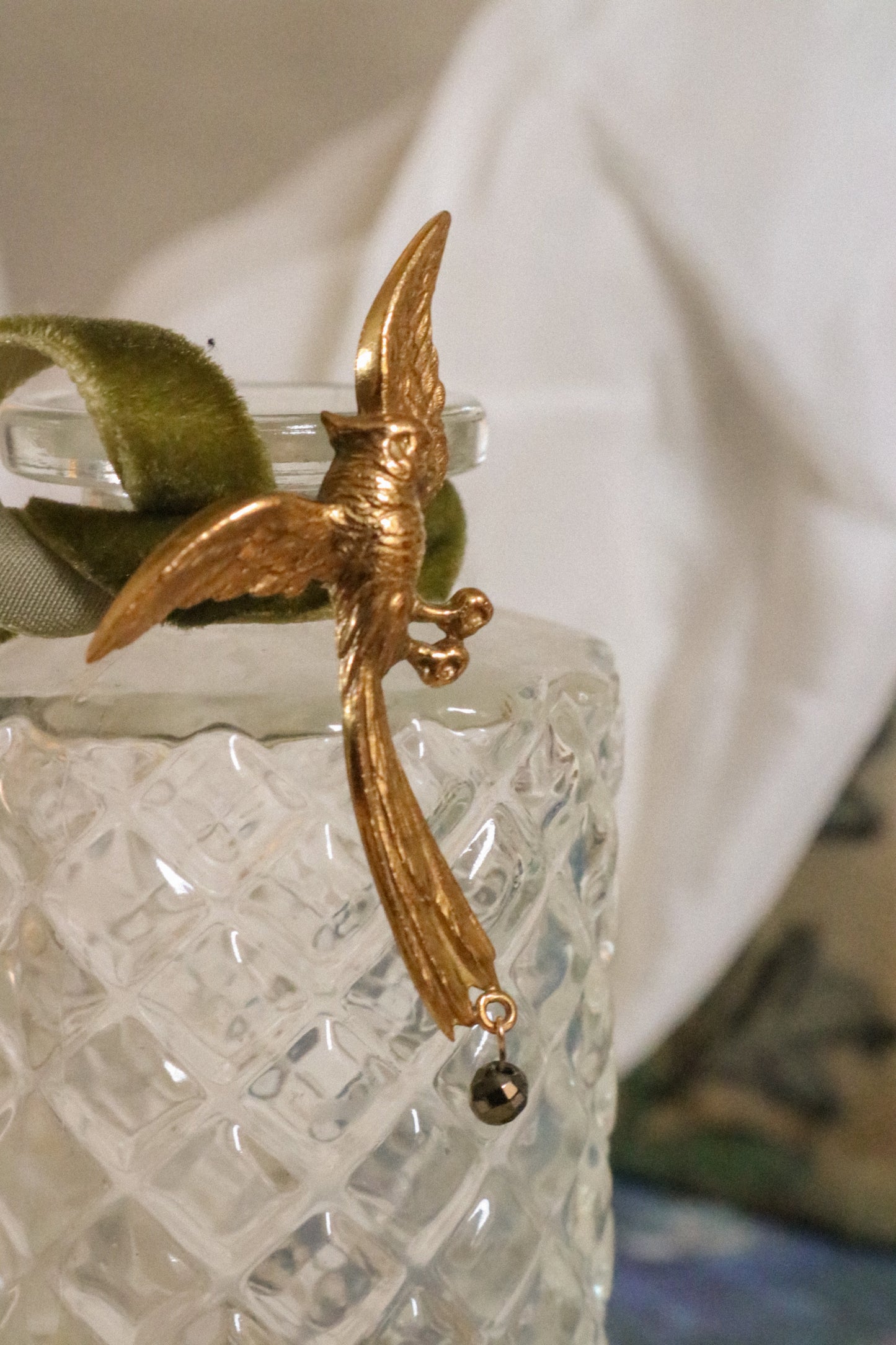 Mono-boucle Clervie - hématite noire