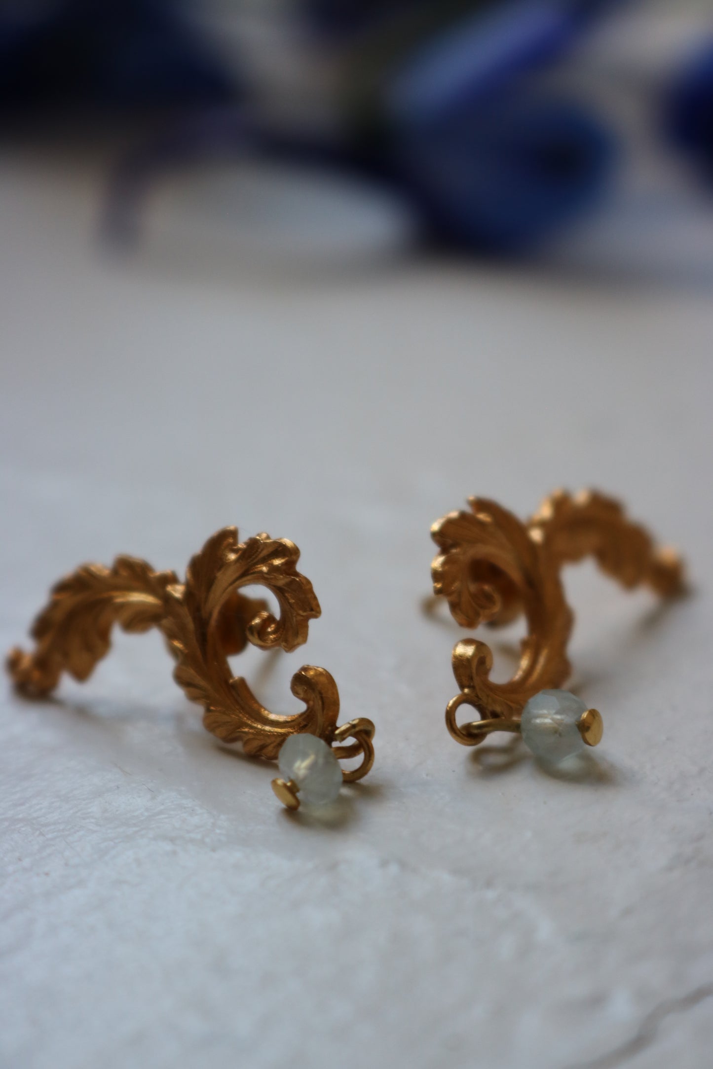 Galatée Earrings - aquamarine